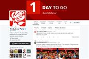 UK election: Labour's Twitter page