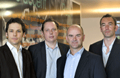 Leo Burnett Group management (l to r)...Hedger, Lawson, Edwards and Burley