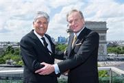 In hindsight: Lévy and Wren shook hands last July to announce the merger