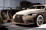 Lexus fashions fully driveable real-size origami car replica