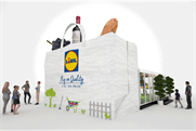 Lidl creates giant bag-for-life installation for northern tour
