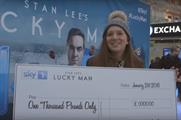 One tweeter received a £1,000 cheque (YouTube/Sky 1)