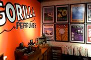 The installation shines the spotlight on two Gorilla Perfumes fragrances 