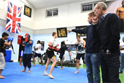 Reebok: president Matt O'Toole and ex-boxer Luke Dowdney team up