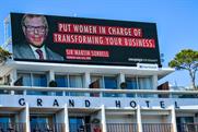 Sir Martin Sorrell: backs #pk10forEquality at Cannes Lions