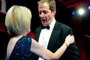 Mail's Rosemary Gorman and Alastair Campbell share a moment