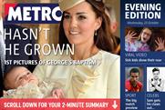 Metro: launches evening tablet edition