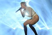 Miley Cyrus peforming at the MTV EMA's 2013