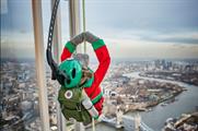 Monkey began his monumental mission 72 floors up The Shard