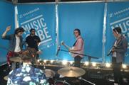 Model Aeroplanes took to the music cube yesterday (31 August) (@westfieldstrat)