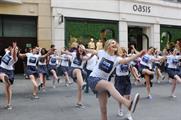 Swing Patrol performed outside Oasis on Argyll Street