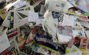 Paper ready to be recycled