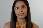 Freida Pinto: the model and actress is an ambassador for Plan