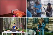 (clockwise from top left) Made, Highways England, Uber and Lenovo