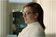 American Express spot is business in the front and a party in the back
