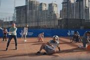 The spot sees members of the public across the UK comically trying to lend their support to the athletes