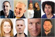 Clockwise from top left: Droga, Pattison, Walters, Banks, Ankrah, Trew, Sellick, Cox, Perkins