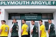 Three: sponsoring Plymouth Argyle away game fans