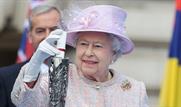 The Queen starting the Baton Relay for Glasgow 2014