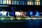 The sculptures have been parked outside iconic London locations