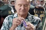 Robin Williams: a scene from a commercial for Snickers