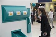 Deliveroo: the food delivery start-up has installed a giant slot machine in Waterloo