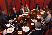  Round the table (Clockwise from left) Trevor Robinson OBE, Jonathan Lewis, Adrian Barrick, Mike Parfitt, Mathilde Verron, Jonathan Nash, Duane Thompson, James Burgess, Zoe Harris, Nick Reid 