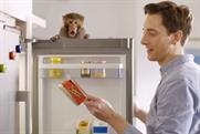 Rustlers: burger ad features the debut of the hunger monkey