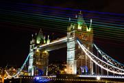 AMV BBDO joins Samsung's roster and creates London laser show to promote Galaxy S9