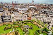 The rooftop garden