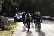 Team Sky supported by the XF Sportbrake Jaguar