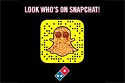 Domino's: launches on Snapchat