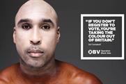 Sol Campbell: stars in the election poster campaign