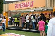 The brand's bar served up Supermalt punch