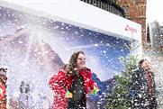Swiss International Air Lines uses billboard to deliver snow on-demand