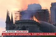 YouTube made 'wrong call' by linking Notre Dame fire videos to 9/11