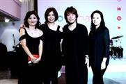 Trio Isobar: from left, April Chang, Jean Lin, Chris Chen and Britney Pai