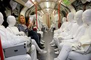 Colourless commuters surprised travellers in London