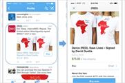 Twitter: rolled out 'buy now' trial in the US last month