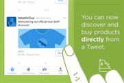 Twitter: testing its Buy button with selected brands and artists
