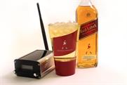 Johnnie Walker: hi-tech glass delivers sound to the inner ear when it connects with teeth 