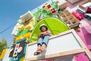 Ikea transforms living room into vertical climbing wall