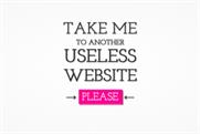 The Useless Website it all of its glory – and entirety