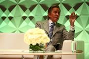 Valentino spoke at the festival in 2014