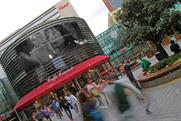 Waitrose uses digital outdoor media to make it snow at Westfield