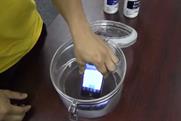 'Magic' water-proofing spray wows viewers with its liquid-repelling powers