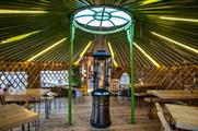 Yurt Lush is housed within three Mongolian yurts