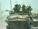 US army tank near Baghdad