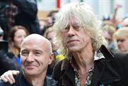 Re-release: Midge Ure (left) and Bob Geldof arrive for the recording of the Band Aid 30 single (Credit: Anthony Devlin/PA Wire)