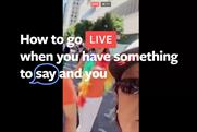 First Facebook Live campaign aims to inspire experimentation